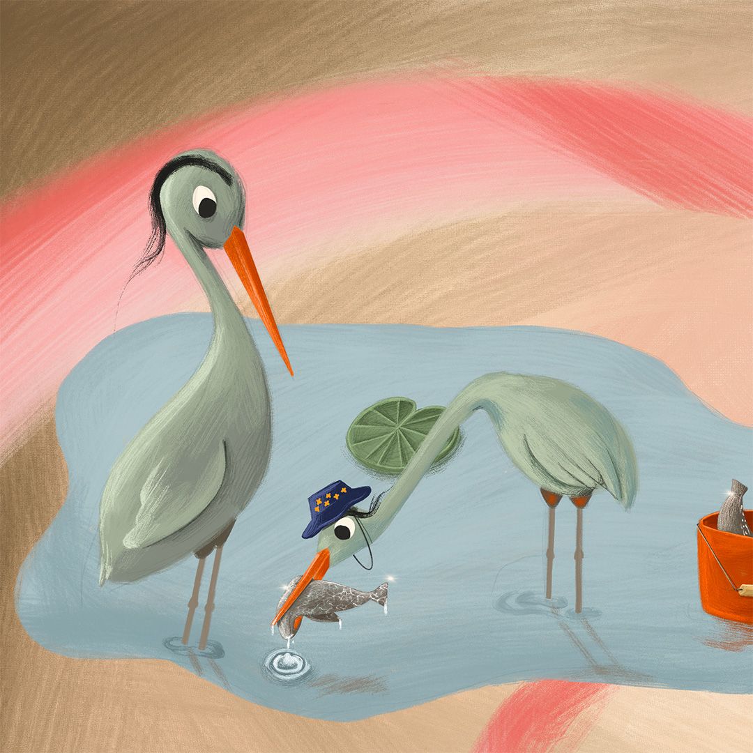 Büyük Mavi Balıkçıl ve Gök Balina - 2